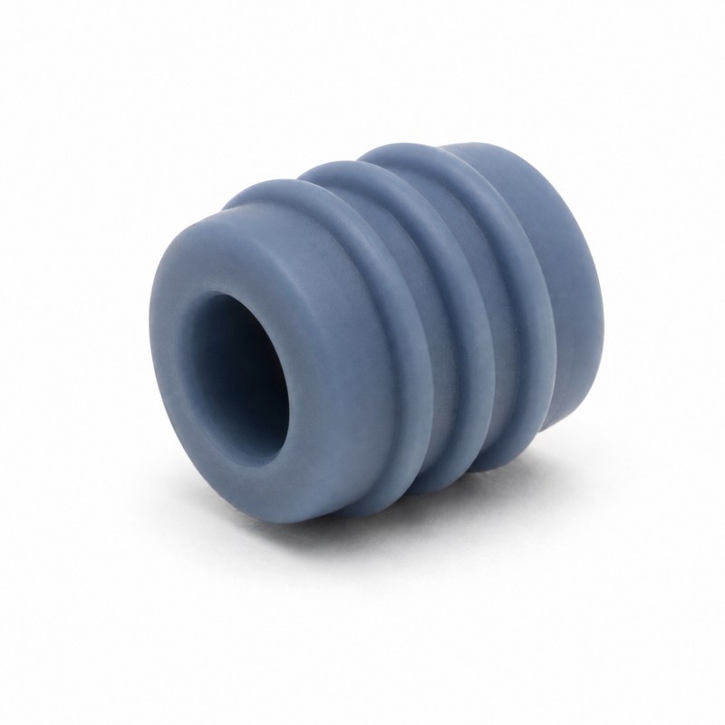 Automotive single wire seal molded from liquid silicone rubber