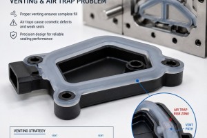 Why Does Silicone Overmolding Need Venting? Air Trap Problems and LSR Mold Design Guide