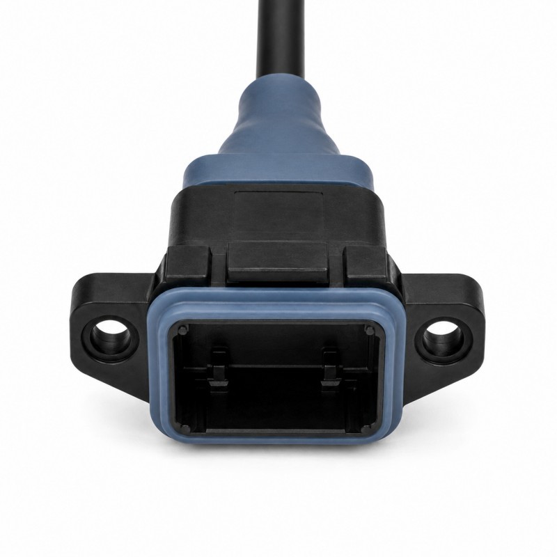 Waterproof wire harness seal front view