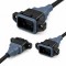 Custom LSR Overmolded Cable Strain Relief Seal | Waterproof Wire Harness Seal