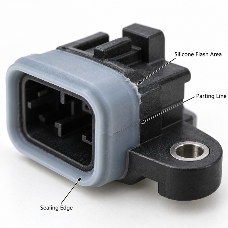 Why Do LSR Overmolded Parts Have Flash Around the Silicone Edge?