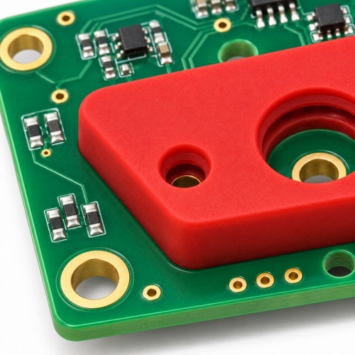 Custom LSR Overmolded PCB Silicone Waterproof Cover | Silicone Over FPC Electronic Protection Component