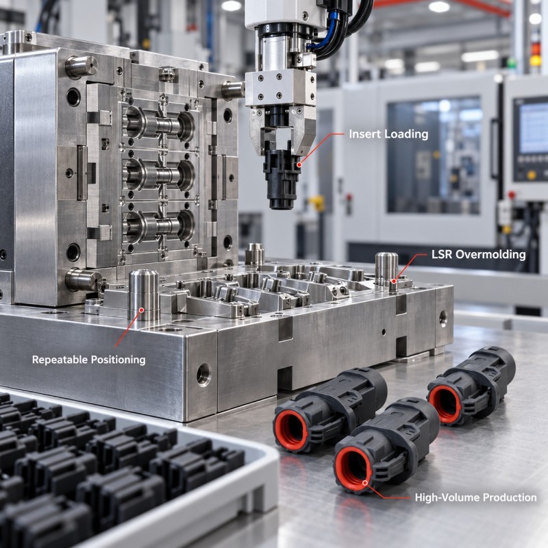 How Should Insert Loading and Automation Be Designed for High-Volume LSR Overmolding?