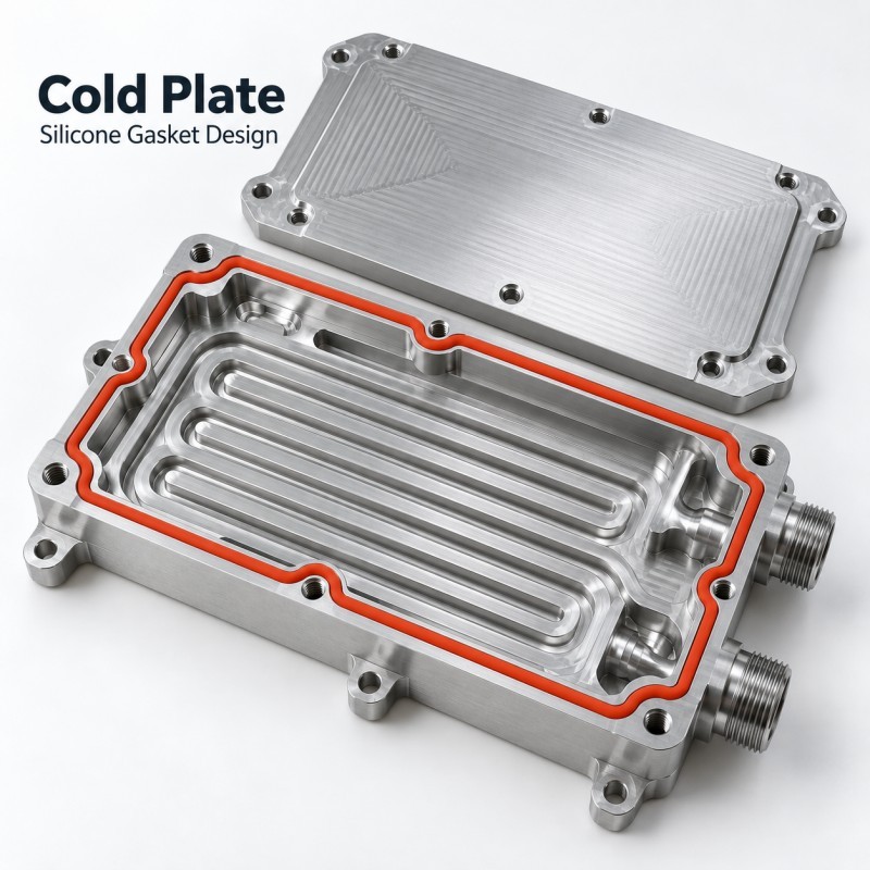 Cold Plate Silicone Gasket Design: How to Prevent Coolant Leakage in Liquid Cooling Systems?