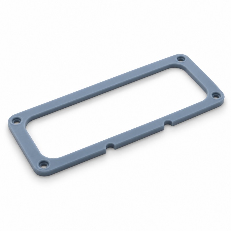 Custom cold plate silicone gasket for liquid cooling perimeter sealing