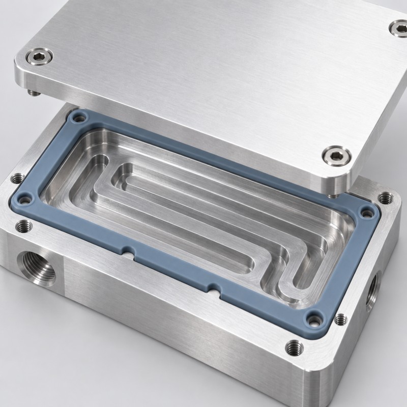Cold plate silicone gasket used in liquid cooling application