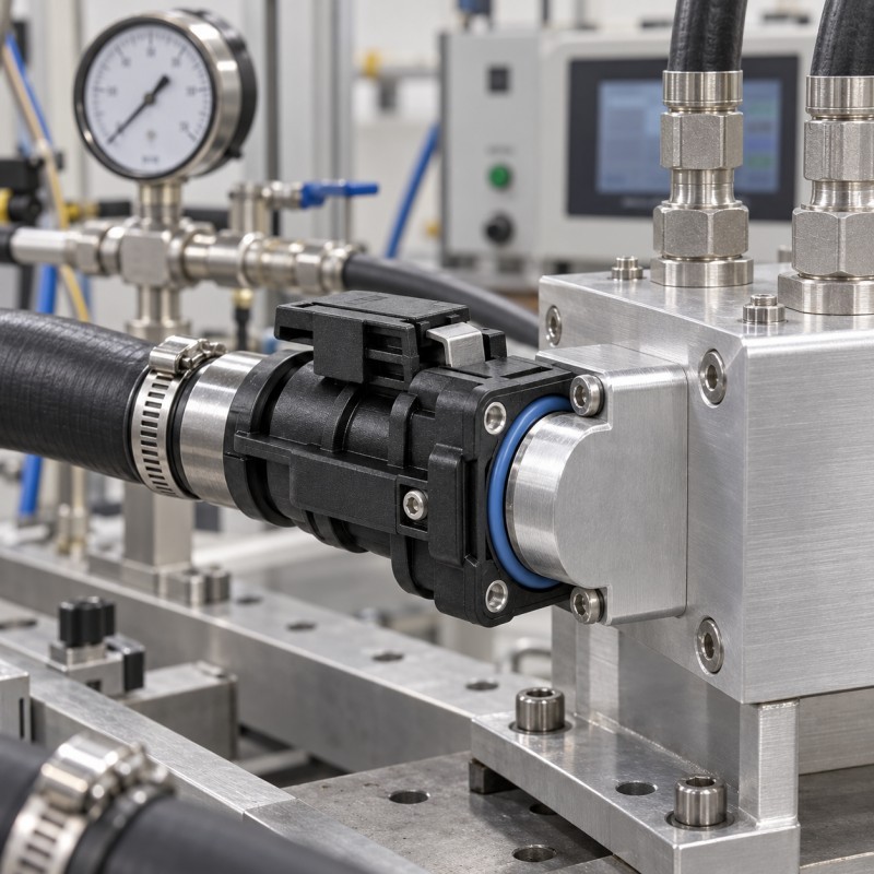 Liquid cooling connector silicone seal pressure and leakage testing