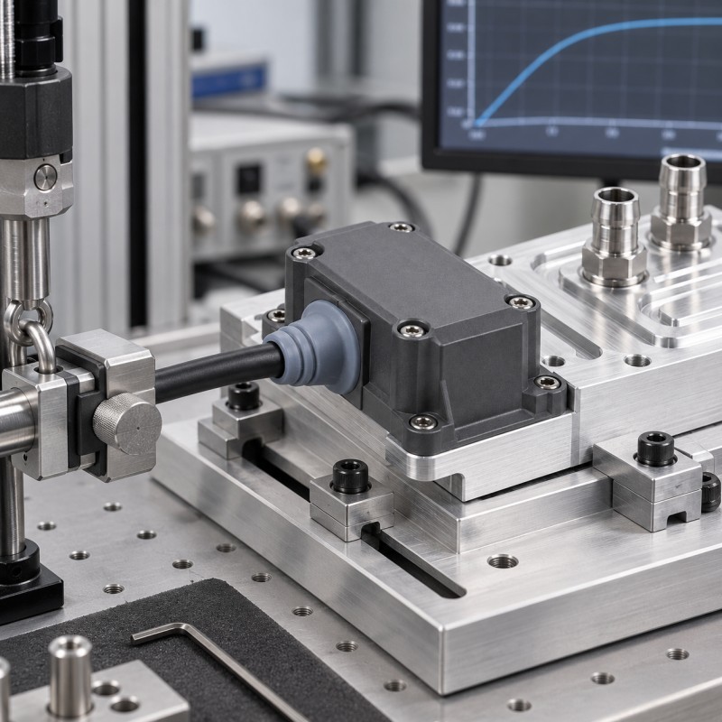 Liquid cooling electrical cable feedthrough seal validation and strain relief testing