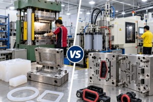 How to Choose Between Silicone Compression Molding and LSR Injection Molding?