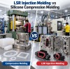 How to Choose Between Silicone Compression Molding and LSR Injection Molding?