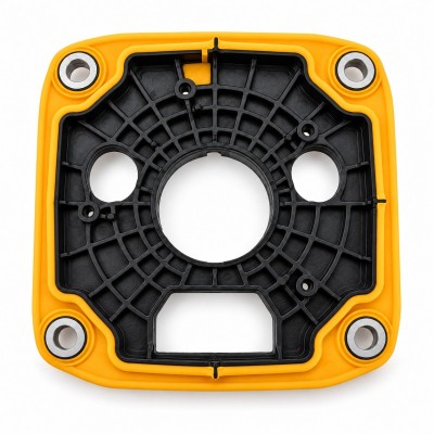 Custom Metal Insert + LSR Overmolded Sealing Housing | Liquid Silicone Waterproof Component