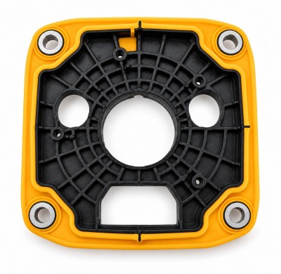 Custom Metal Insert + LSR Overmolded Sealing Housing | Liquid Silicone Waterproof Component