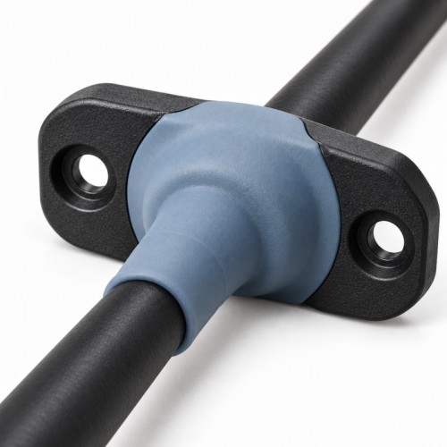 Custom LSR Overmolded Cable Feedthrough Seal | Liquid Cooling Systems