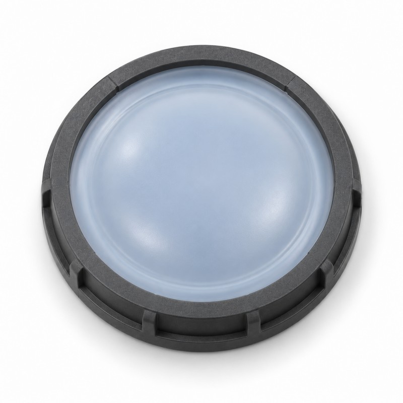 Top view of LSR overmolded pressure diaphragm