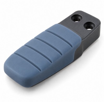Custom Silicone Overmolded Robotic Gripper Finger Pad | Plastic Insert