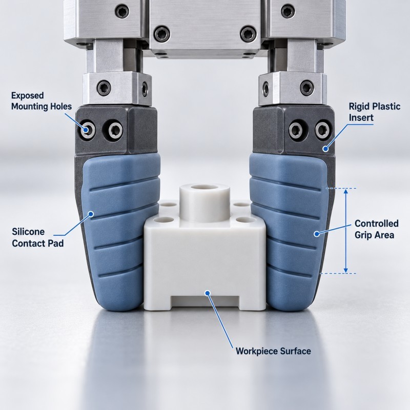 Why Do Silicone Overmolded Robotic Gripper Pads Slip or Damage Parts?