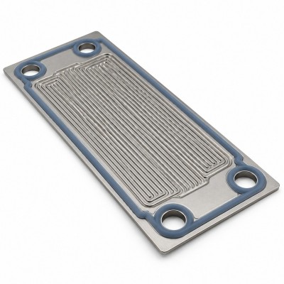 Custom LSR Overmolded Fuel Cell Bipolar Plate Seal | Metal Insert