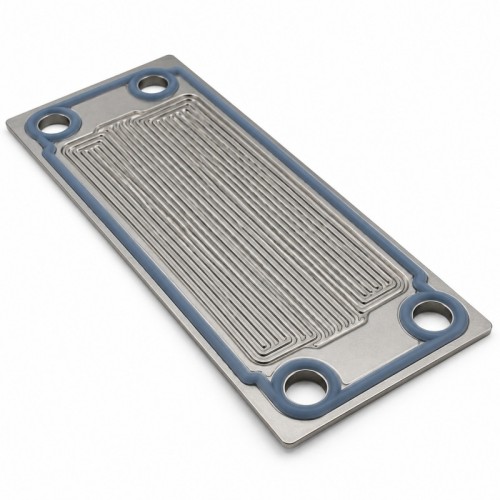 Custom LSR Overmolded Fuel Cell Bipolar Plate Seal | Metal Insert