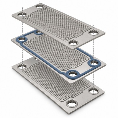 Custom LSR Overmolded Fuel Cell Bipolar Plate Seal | Metal Insert