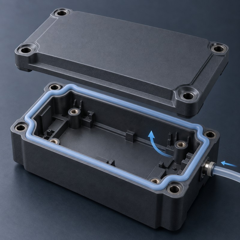 Why Do LSR Overmolded Housings Give False Pressure-Decay Leak Test Results?