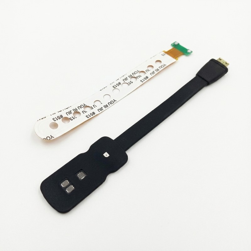 Custom silicone overmolded FPC cable component for medical device assemblies