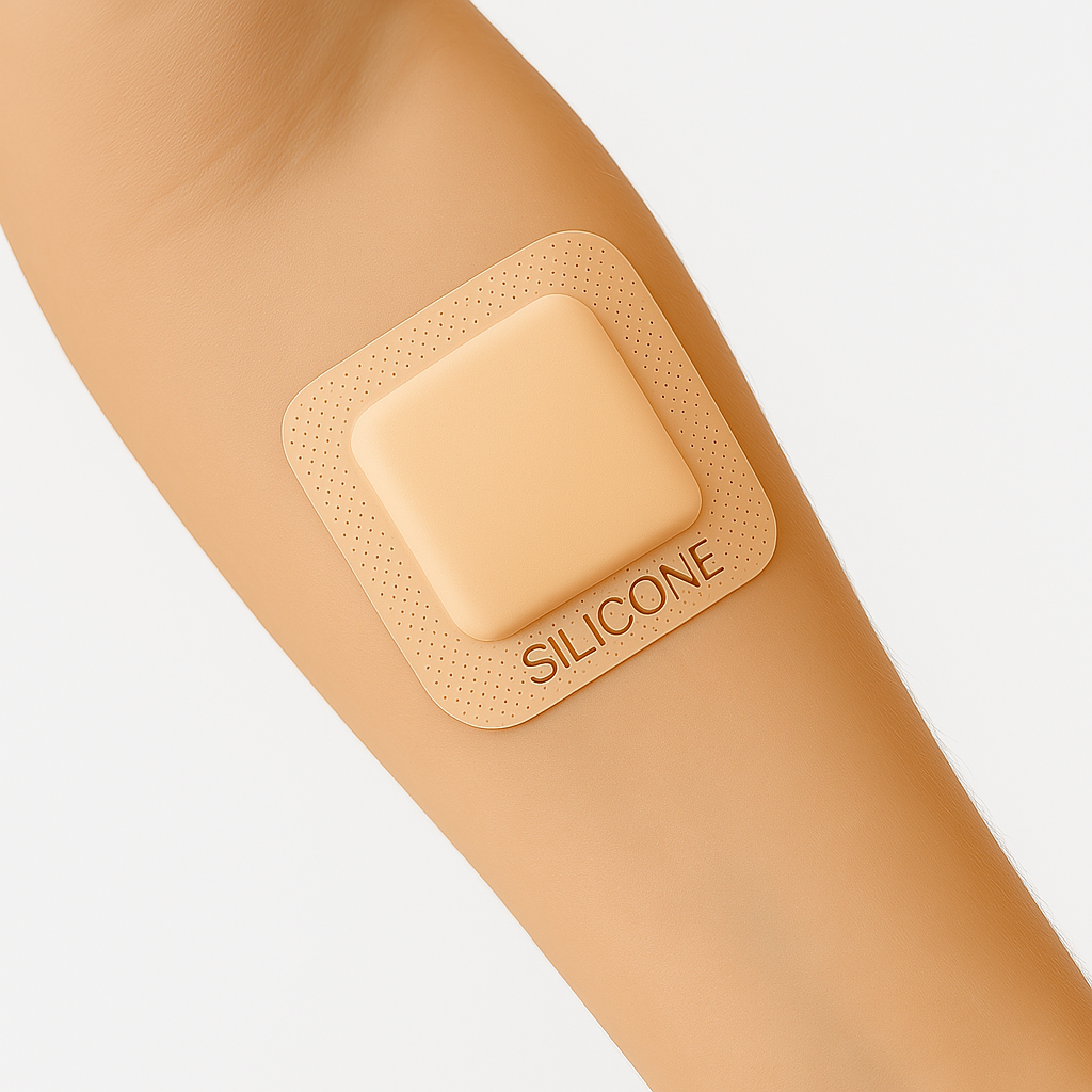 Silicone-based scar sheets