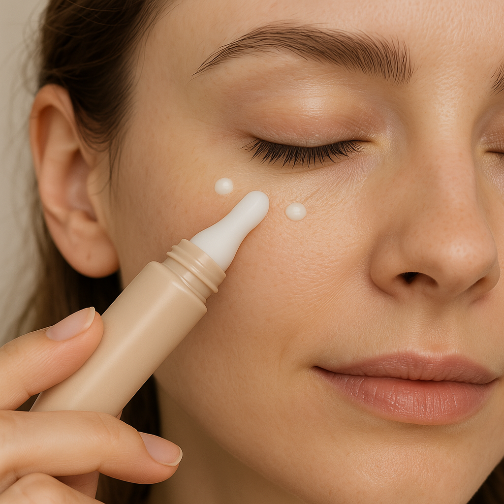 High-precision silicone overmolded cosmetic applicator