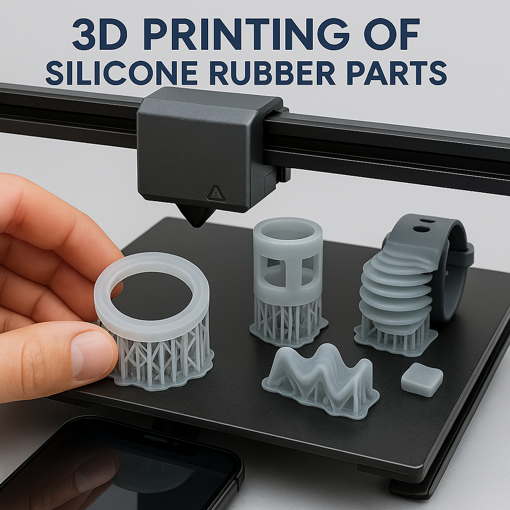 3D Printing of Silicone Rubber Parts