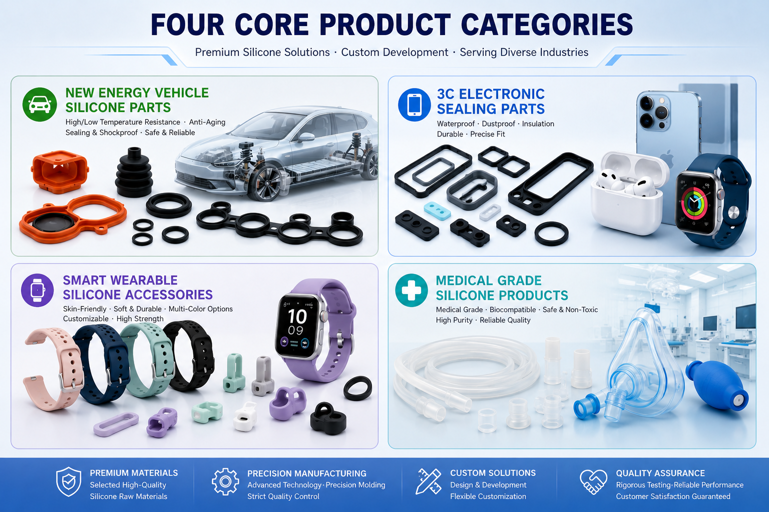 What Certificates Do You Need for Custom Silicone Parts? Essential Credentials for B2B Buyers