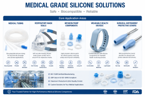 ISO 13485 Certified Medical Grade Silicone: Custom Solutions for Safe Medical Devices
