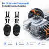 Custom LSR Overmolding Silicone Plastic Parts IP68 Seal for EV Internal Components OEM