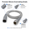 Precision Silicone Overmolded Connector Sections for Waterproof Cable Assemblies