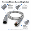 Precision Silicone Overmolded Connector Sections for Waterproof Cable Assemblies