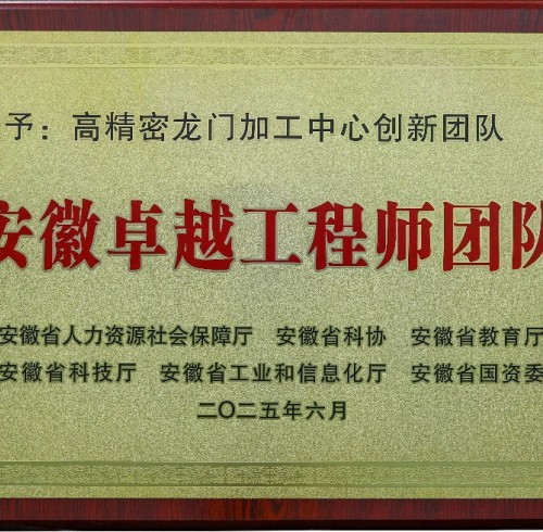 卓朴快讯 | 喜讯!卓朴智能创新团队荣获“安徽卓越工程师团队”称号
