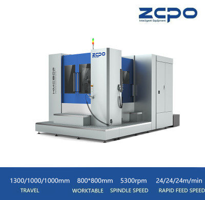 HMC80P Positive T type double worktables