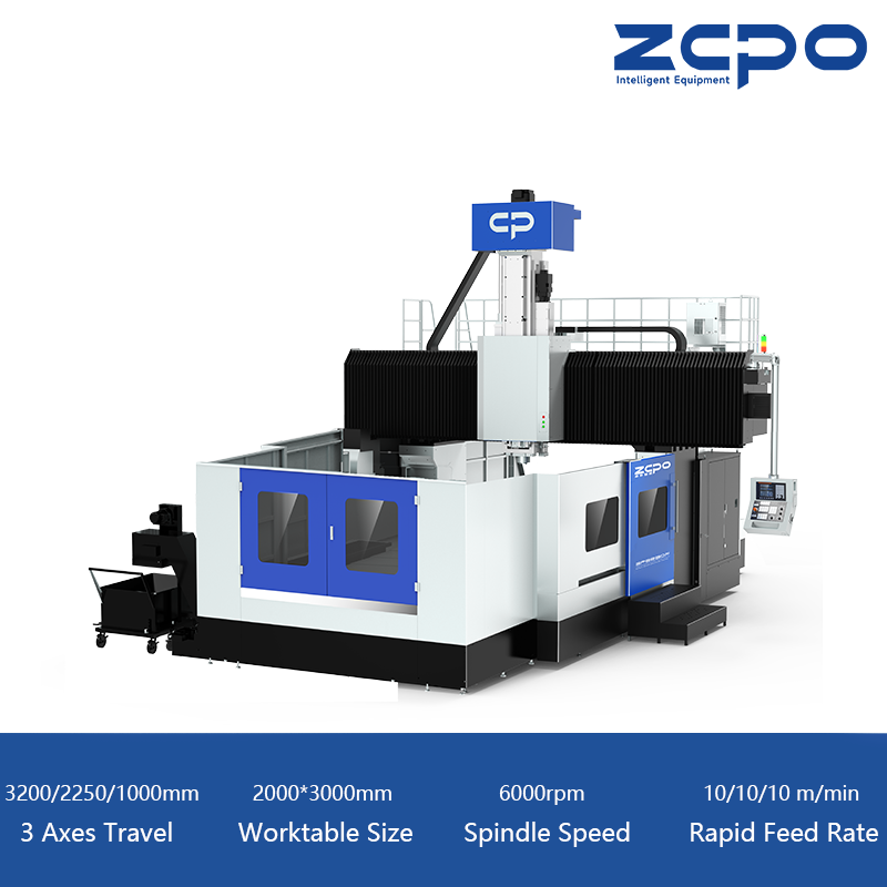 Classic Square Ram Series Double Column Machining Center | ZOPO
