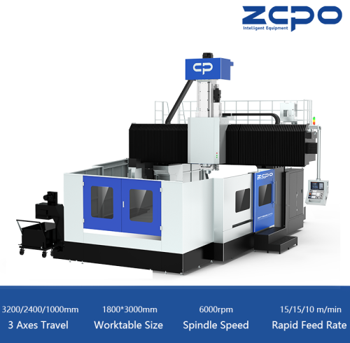 Double Column Machining Center|SP1830FII Direct gear box Square ram|UpgradedSquare ramseries