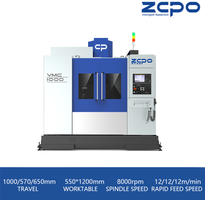 VMC1000 Box guideway Belt spindle
