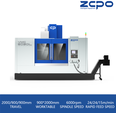 VMC2090L   XY Linear guideway Z Box guideway Belt Spindle