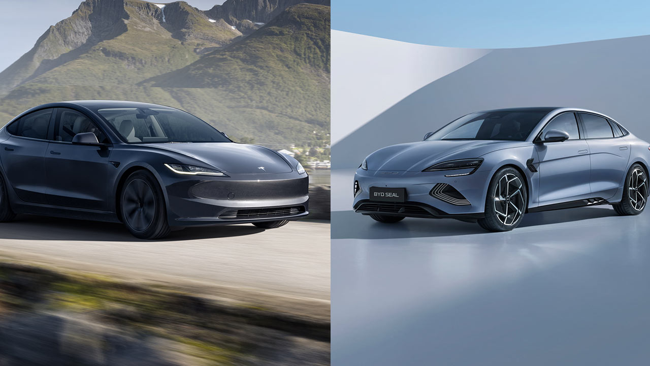 byd vs tesla​