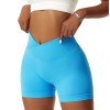 Custom Yoga Shorts|Women High Waist Stretchy Soft Lightweight Quick Dry Fitness Seamless Yoga Shorts