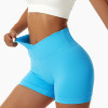 Custom Yoga Shorts|Women High Waist Stretchy Soft Lightweight Quick Dry Fitness Seamless Yoga Shorts