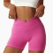 Custom Yoga Shorts|Women High Waist Stretchy Soft Lightweight Quick Dry Fitness Seamless Yoga Shorts