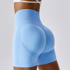 Custom high waist biker shorts |Seamless elastic force yoga shorts  fitness pants for women fitness