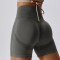 Custom high waist biker shorts |Seamless elastic force yoga shorts  fitness pants for women fitness