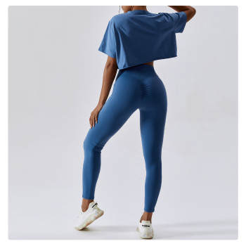 Custom cropped top | cotton and spandex light weight sports cropped T-shirts for women