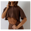Custom Loose Shirt | cotton with sorona cooling drop shoulder women sports tops