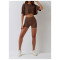 Custom cropped top | cotton with sorona cooling drop shoulder women sports tops