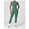 Custom Athletic Workout Tops| nylon and spandex fitness yoga compression short sleeves top