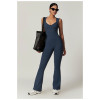 Custom one piece bodysuits| women sleeveless long leggings yoga bodysuits